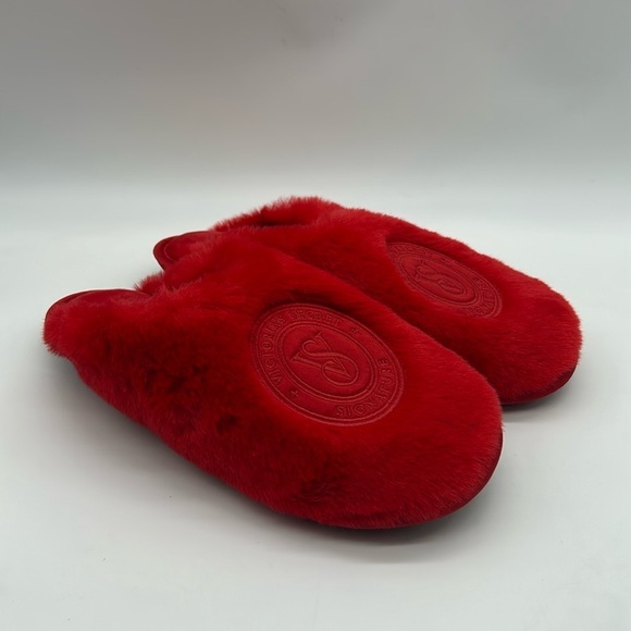 1898- Victoria's Secret Women's Slippers Size M NWT - Picture 1 of 10